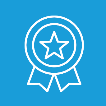 achievement icon showing a rosette