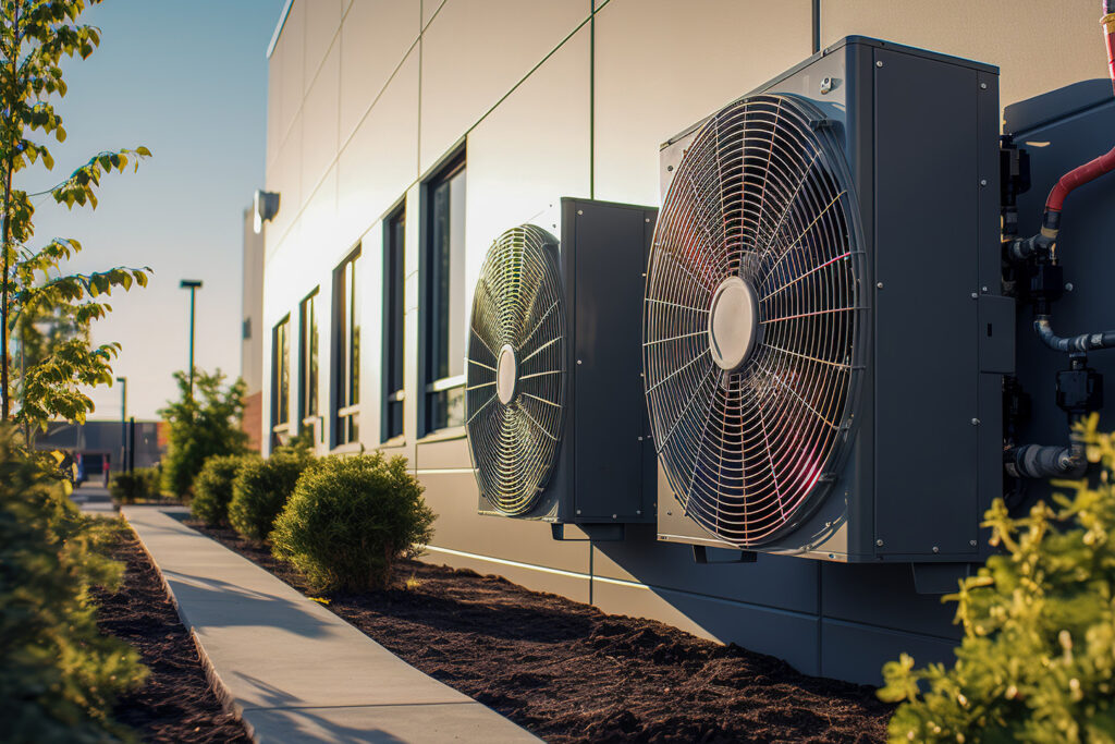 sustainability - fans on exterior of building